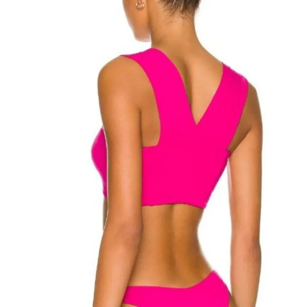 L*Space Women's Parker Bikini Top Pink Size XS NWT